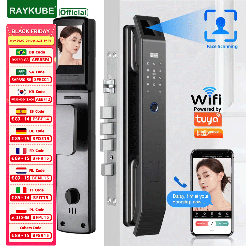 RAYKUBE DF14 Tuya WiFi 3D Rico - Letter Opener Brass recensione e prezzo